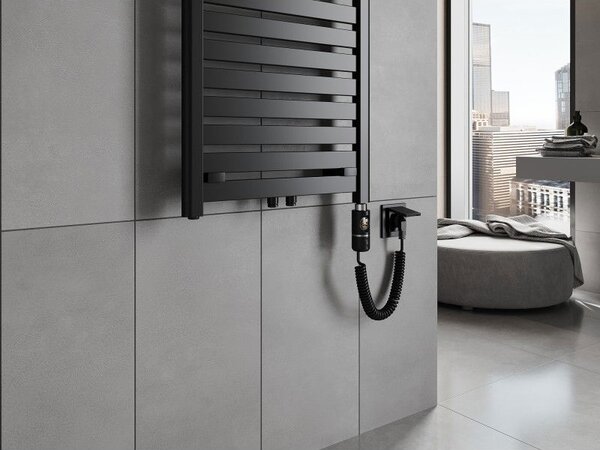 Mexen Uran електрически радиатор 1200 x 600 мм, 600 W, черен - W105-1200-600-2600-70