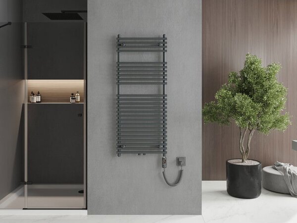 Mexen Sol Електрически радиатор 1200 x 500 мм, 600 W, антрацит - W125-1200-500-2600-66