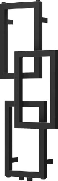 Mexen Grid декоративен радиатор за баня 870 x 360 mm, 209 W, черен - W215-0870-360-00-70