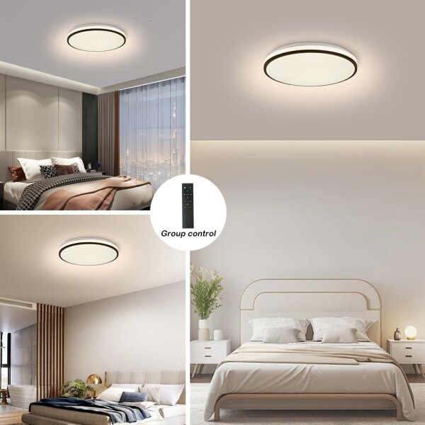 Brilagi - Смарт димируем таванен плафон LED/24W/230V с диаметър 38 cm Wi-Fi Tuya + дистанционно управление
