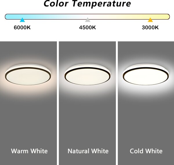 Brilagi - Смарт димируем таванен плафон LED/24W/230V с диаметър 38 cm Wi-Fi Tuya + дистанционно управление