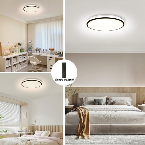 Brilagi - LED димиращо таванно осветително тяло SMART LED/36W/230V Ø 48 см Wi-Fi Tuya + дистанционно управление