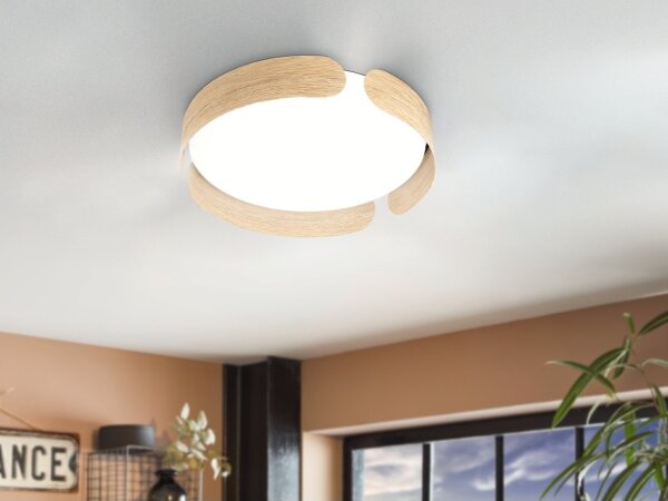 Eglo 901827 - LED плафон VALCASOTTO LED/20W/230V Ø 37 см бежов