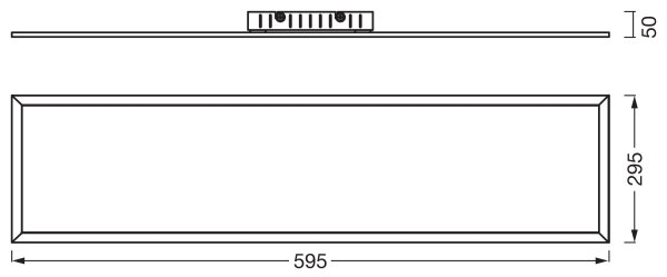 Osram - LED панел за повърхностен монтаж PLANON LED/22W/230V 3000K 30x60 cm бял