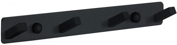 Mexen четворна закачалка за кърпи, черна - 709174-70