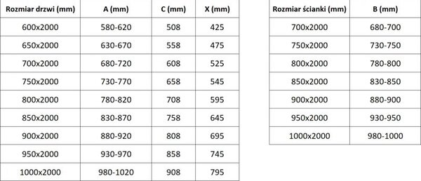 Mexen Exo кабина за душ с вратички 80 x 80 см, прозрачна, черна - 8181-080-080-70-00