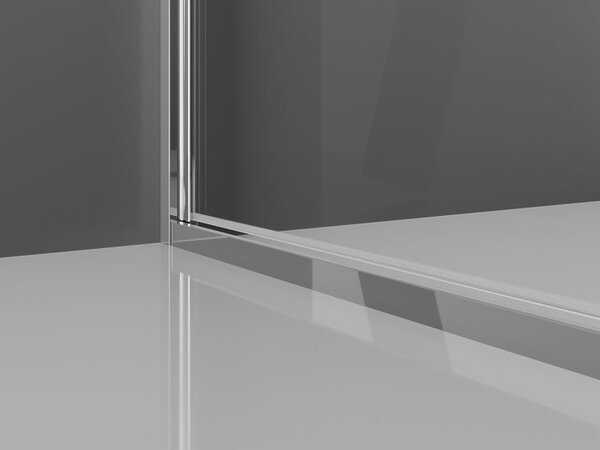 Mexen Exo душ кабина със сгъваеми врати 85 x 85 см, прозрачна, хром - 817-085-085-01-00