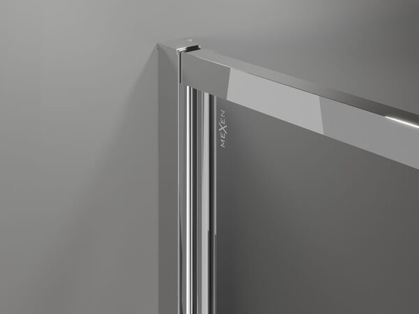Mexen Exo душ кабина със сгъваеми врати 85 x 85 см, прозрачна, хром - 817-085-085-01-00