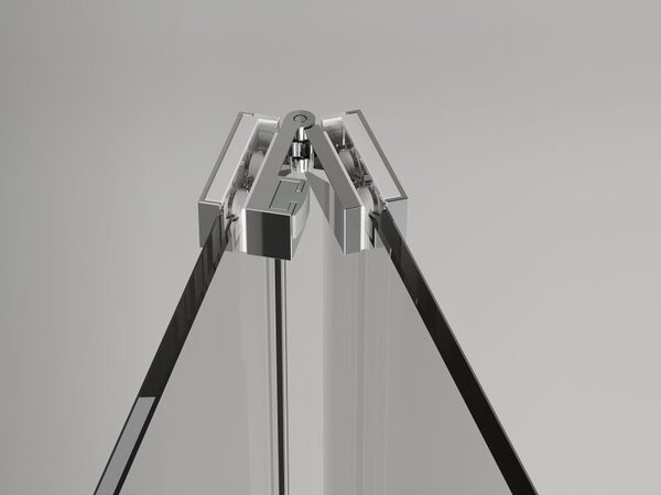 Mexen Exo сгъваема душ кабина 85 x 85 см, прозрачна, хром - 816-085-085-01-00