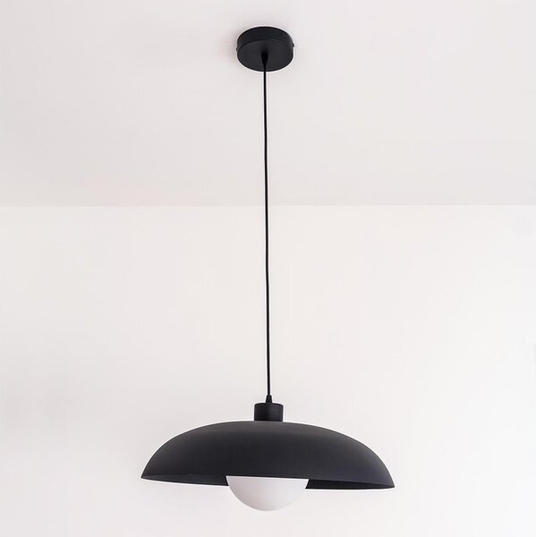 Висяща лампа на кабел ECLIPSE 1xE27/15W/230V черна