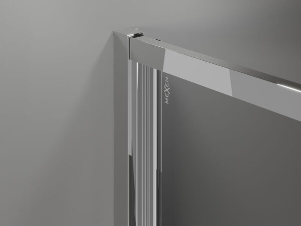 Mexen Exo сгъваема душ кабина 85 x 85 см, прозрачна, хром - 816-085-085-01-00