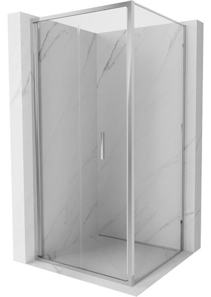 Mexen Exo сгъваема душ кабина 85 x 85 см, прозрачна, хром - 816-085-085-01-00