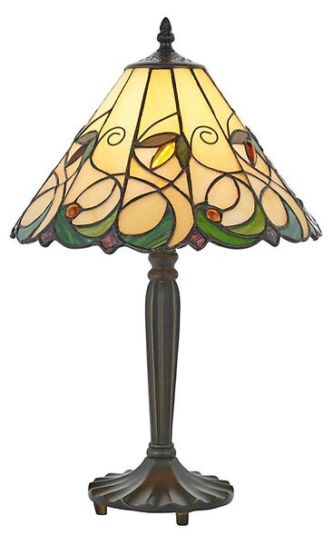 Endon 64195 - Настолна лампа Tiffany JAMELIA 1xE27/60W/230V диам. 31 см