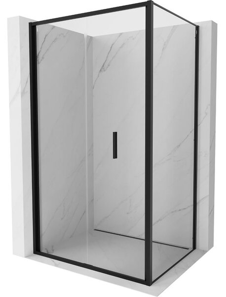 Mexen Exo сгъваема душ кабина 70 x 100 см, прозрачна, черна - 816-070-100-70-00