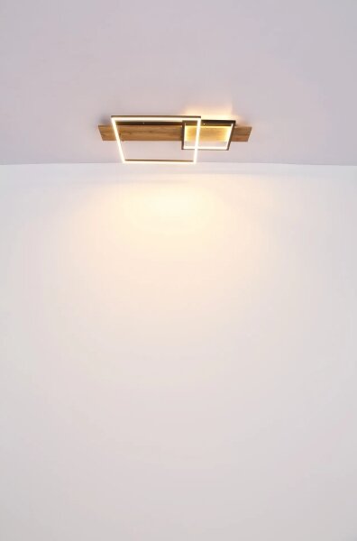Globo 67289D1 - LED таванно осветително тяло VANNI LED/24W/230V кафяво/черно