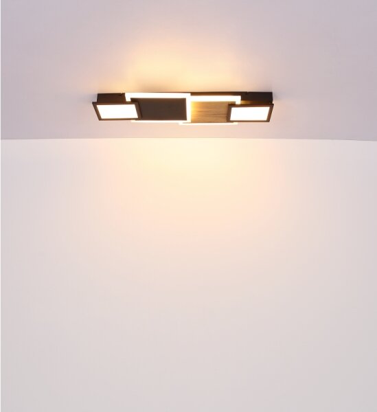 Globo 67279-30 - LED плафон CAROLINE LED/30W/230V бежов/черен