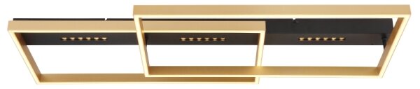 Globo 48461-54 - LED таванно осветително тяло LUFFY LED/54W/230V черно/златно