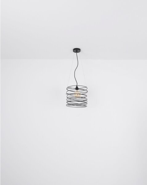 Globo 15640H - Полилей на кабел TILLY 1xE27/60W/230V черен
