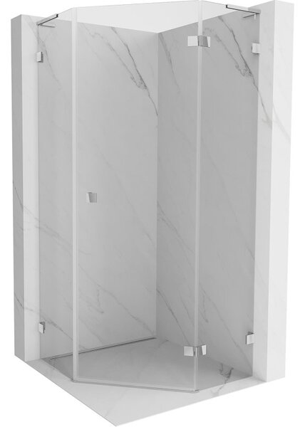 Mexen Lunar L петоъгълна душ кабина с отваряема дясна врата 80 x 80 см