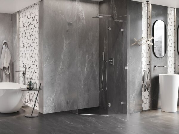 Mexen Lunar L петоъгълна душ кабина с отваряема дясна врата 80 x 80 см