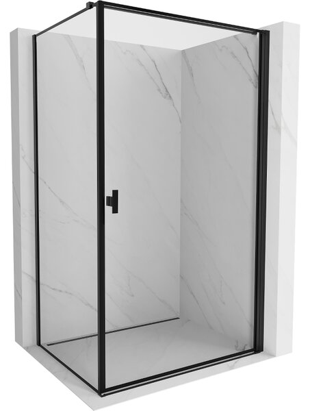 Mexen Mist-B кабина за душ с врата вдясно 70 x 100 см, черна рамка, черна - 8A2T-070-100-70-70-P
