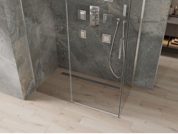 Mexen Omega плъзгаща се душ кабина 160 x 90 см, прозрачна, хром - 825-160-090-01-00