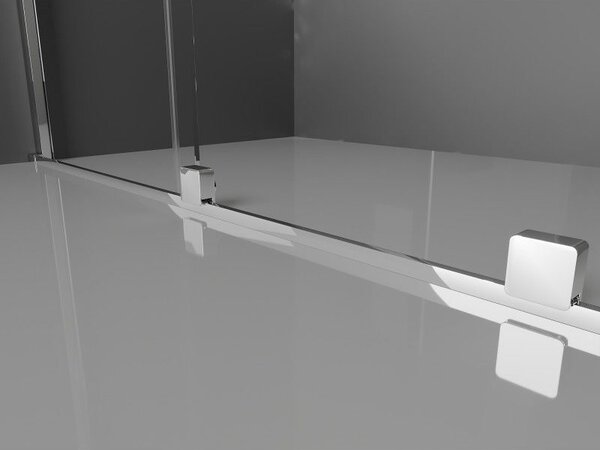 Mexen Velar плъзгаща се душ стена Walk-in 70 x 200 cm, прозрачна 8 mm, хром - 871-070-000-03-01