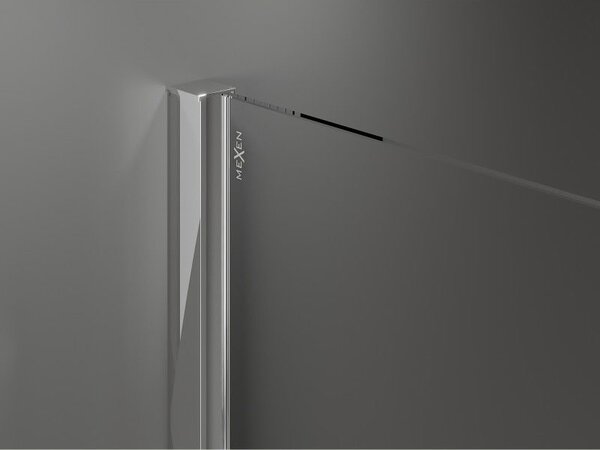 Mexen Velar плъзгаща се душ стена Walk-in 70 x 200 cm, прозрачна 8 mm, хром - 871-070-000-03-01