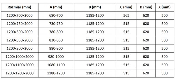 Mexen Velar L плъзгаща се душ кабина 120 x 90 см, прозрачна, четкана мед