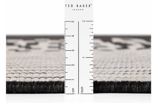 Черен/кремав килим за открито и закрито 120x170 cm Haringey Acacia – Ted Baker
