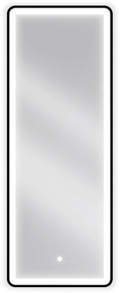 Mexen Coro осветено огледало за баня 45 x 120 cm, LED 6000K, анти-пара, черна рамка - 9817-045-120-611-70
