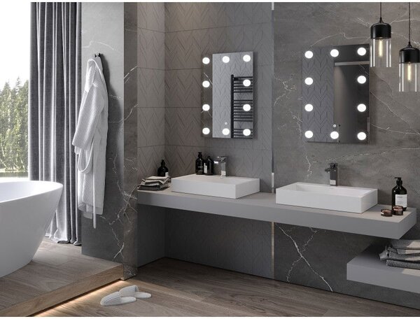 Mexen Dona осветено огледало за баня 50 x 70 см, LED 6000K, анти-пара - 9818-050-070-611-00