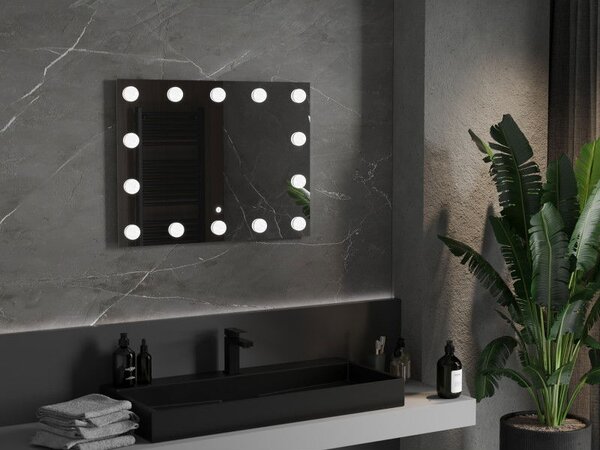 Mexen Dona осветено огледало за баня 80 x 60 см, LED 6000K, анти-пара - 9818-080-060-611-00