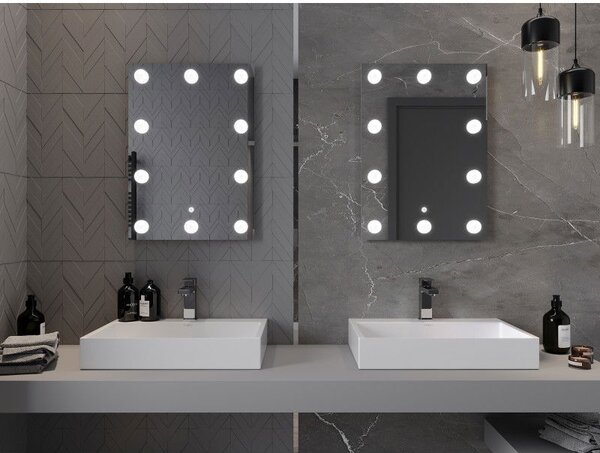 Mexen Dona осветено огледало за баня 50 x 70 см, LED 6000K, анти-пара - 9818-050-070-611-00