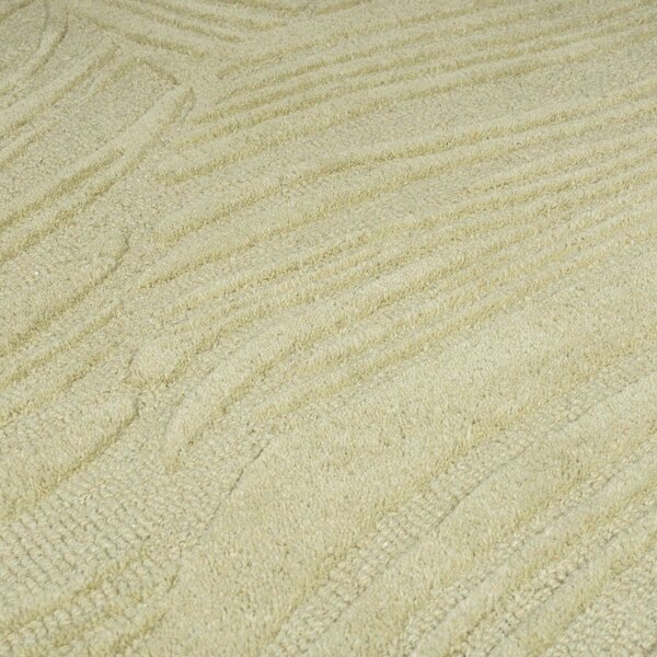 Зелен вълнен килим 60x230 cm Lino Leaf - Flair Rugs