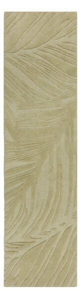 Зелен вълнен килим 60x230 cm Lino Leaf - Flair Rugs