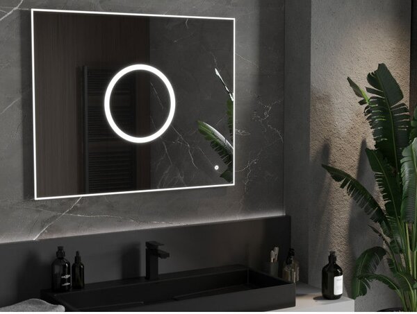 Mexen Koga осветено огледало за баня 100 x 80 cm, LED 6000K, антипара - 9821-100-080-611-00