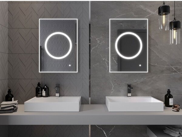 Mexen Koga осветено огледало за баня 50 x 70 cm, LED 6000K, анти пара - 9821-050-070-611-00