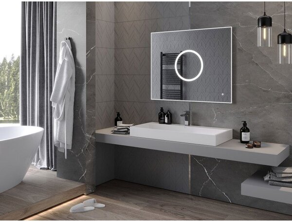 Mexen Koga осветено огледало за баня 100 x 80 cm, LED 6000K, антипара - 9821-100-080-611-00