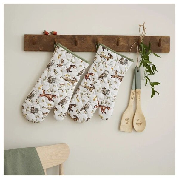 Памучни кухненски ръкавици в комплект от 2 бр. Forest Fable – Cooksmart ®