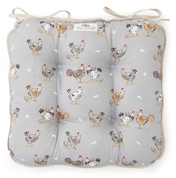 Памучна възглавница за стол 36x34 cm Hen House – Cooksmart ®