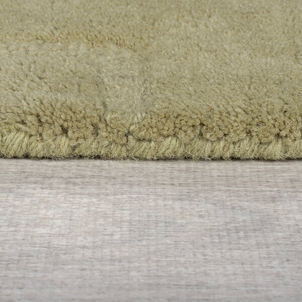 Каки ръчно изработена вълнена пътека 60x230 cm Mesmerise Sage – Flair Rugs