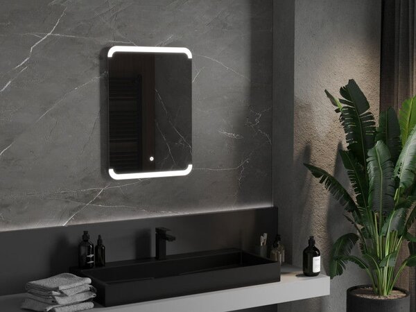 Mexen Nida подчертано огледало за баня 50 x 70 cm, LED 6000K, анти-пара - 9806-050-070-611-00