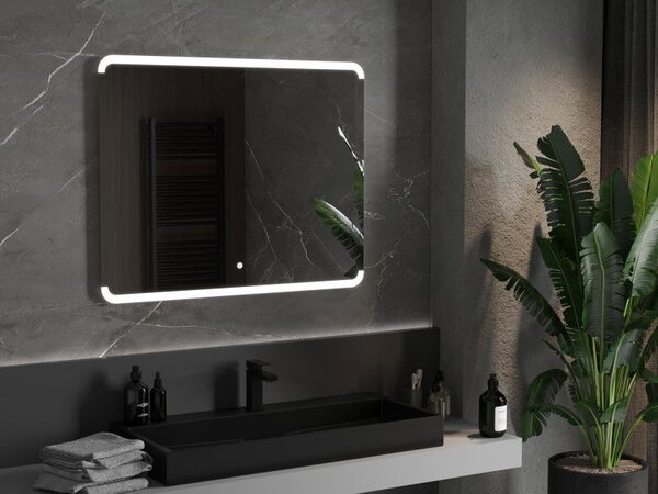 Mexen Nida LED осветено огледало за баня 100 x 80 см, LED 6000K, антитъма - 9806-100-080-611-00