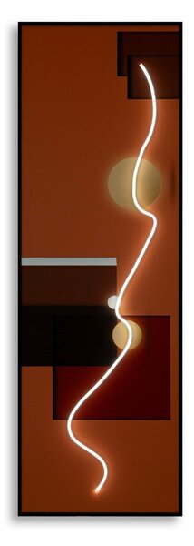 Печатна картина върху платно с включена рамка 50x150 cm LED – Mauro Ferretti