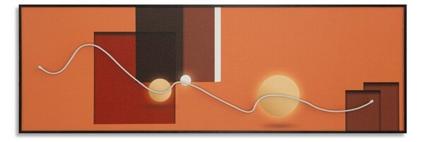 Печатна картина върху платно с включена рамка 50x150 cm LED – Mauro Ferretti