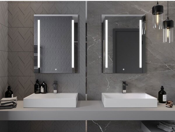 Mexen Remi огледало за баня с подсветка 60 x 80 cm, LED 6000K, антизамъгляващо - 9804-060-080-611-00