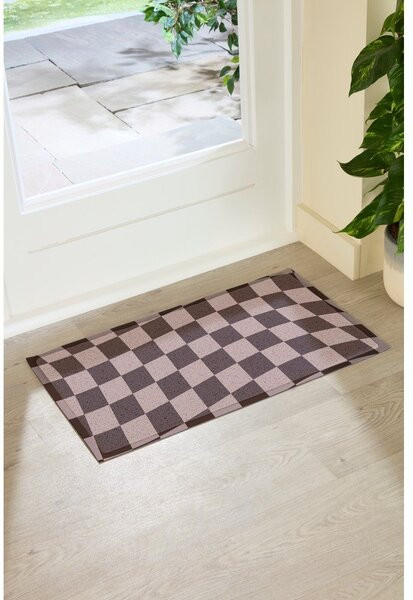 Изтривалка от PVC 40x70 cm Checkerboard – Artsy Doormats
