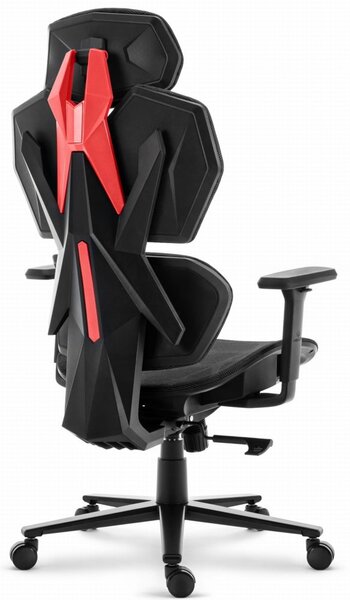Ергономичен текстилен въртящ се офис стол - HC-1010 BLACK