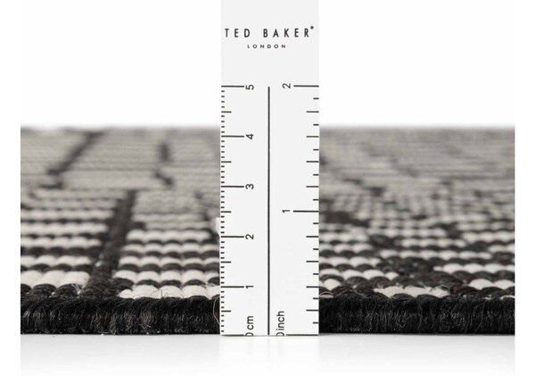 Черен/кремав килим за открито и закрито 160x230 cm Haringey Barkham – Ted Baker
